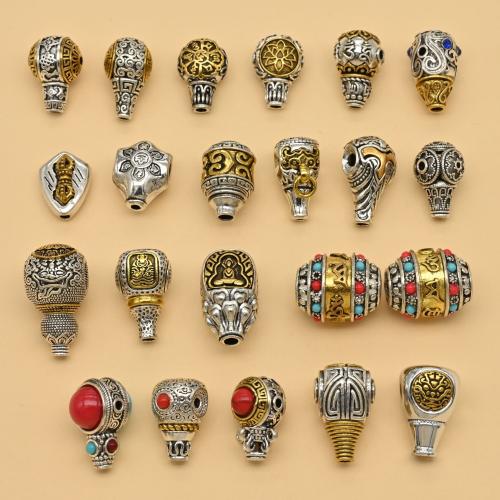 Zinklegierung Zwischenperlen, plattiert, DIY & verschiedene Stile für Wahl & 3-Loch, verkauft von PC[