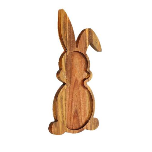 Wood Tray, Rabbit, cute 