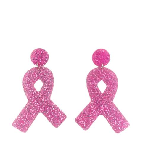 Acrylic Drop Earring, Carved & for woman 