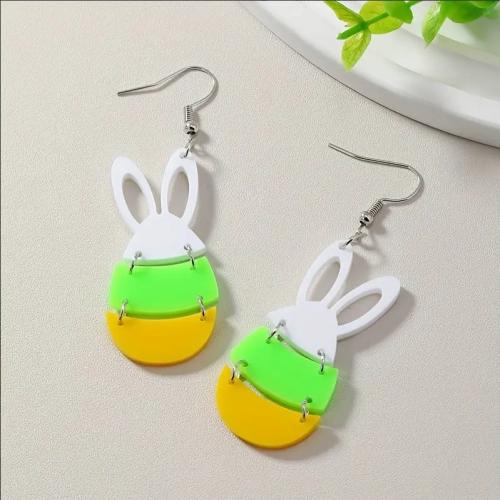 Acrylic Drop Earring, fashion jewelry & for woman [