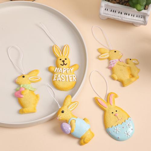 Resin Hanging Ornaments, Rabbit 