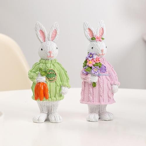 Resin Decoration, Rabbit, cute 