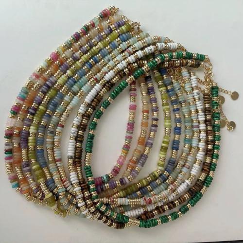 ジェムストーン ブレスレットとネックレス, とともに 304ステンレススチール, 異なるスタイルを選択 & 女性用, necklace length 16.5inch with 2.4inch extender chain, bracelet length 7inch, 売り手 パソコン