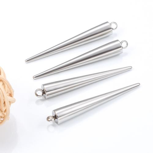 EL Colgante De Acero Inoxidable, acero inoxidable 304, Patrón Geométrico, Bricolaje & diverso tamaño para la opción, color original, 10PCs/Bolsa, Vendido por Bolsa