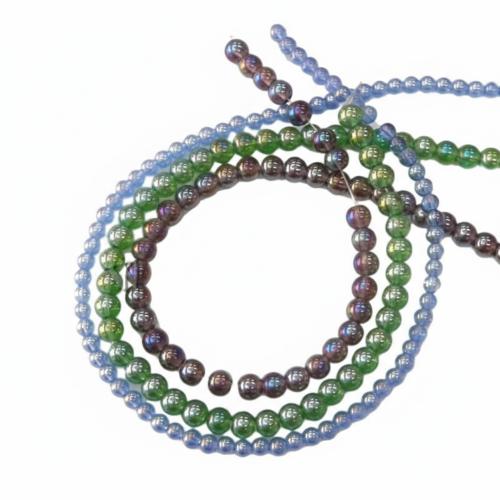 Round Crystal Beads, DIY & faceted 6mm Approx 14 Inch, Approx 