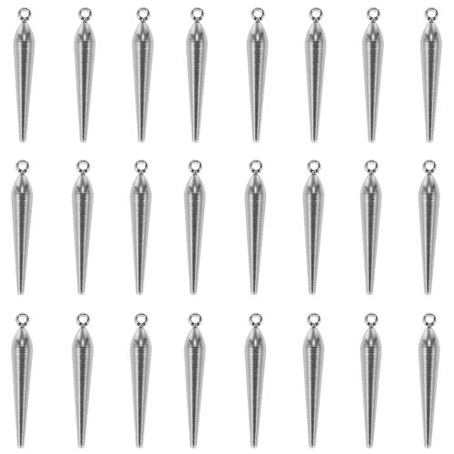 EL Colgante De Acero Inoxidable, acero inoxidable 304, Patrón Geométrico, Bricolaje & pulido por máquina & diverso tamaño para la opción, color original, 100PCs/Bolsa, Vendido por Bolsa