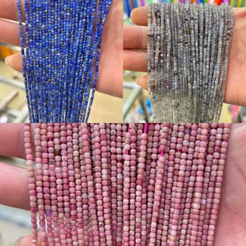 Perles de pierre gemme unique, cadre, poli, DIY & différents matériaux pour le choix & facettes Environ 38 cm, Vendu par brin