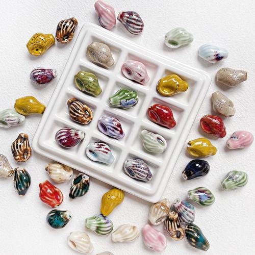 Perles porcelaine animaux, conque, DIY, plus de couleurs à choisir Environ 2.8mm Vendu par sac