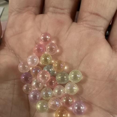 Abalorios Acrílicos Estilo Gominola , Acrílico, Esférico, Bricolaje & sin agujero, color mixto, 6mm, 25PCs/Bolsa, Vendido por Bolsa