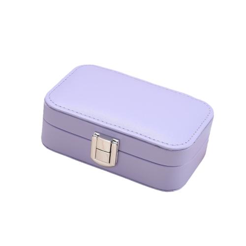 cuir PU Multifonctionnel Boîte à bijoux, avec velours de coton, Portable & Anti-poussière, plus de couleurs à choisir Vendu par PC