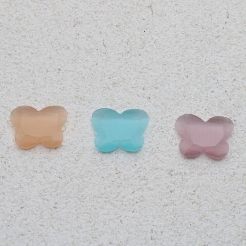 Katze-Auge Cabochons, Katzenauge, Schmetterling, DIY & facettierte, keine, 12x15mm, verkauft von PC