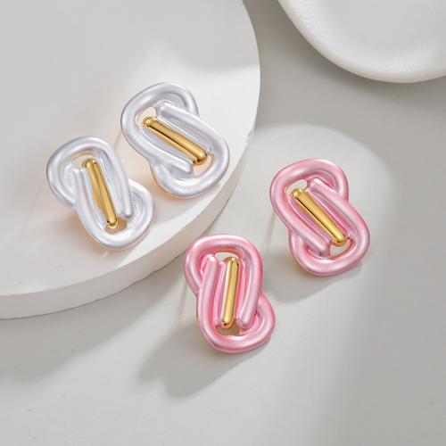 Серьги из нержавеющей стали, нержавеющая сталь, плакирован золотом, Женский & эмаль, Много цветов для выбора продается Пара