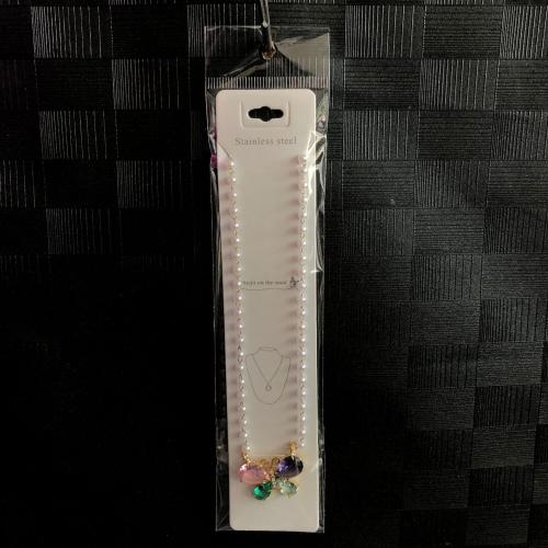 carte de présentation de bijou de mode, papier, avec plastique, styles différents pour le choix é, Vendu par fixé