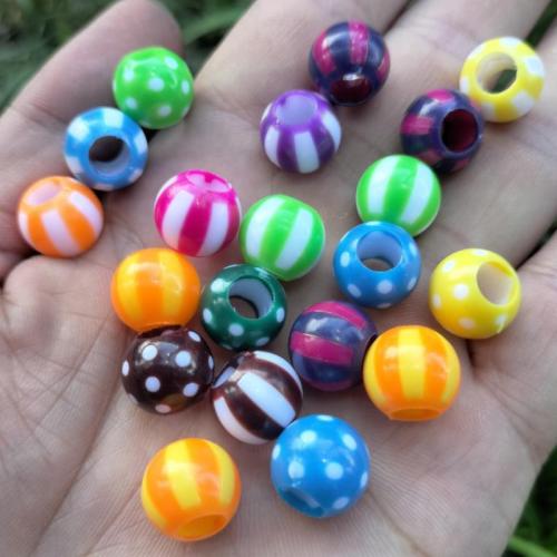 Joyería Resina Cuentas, Esférico, moldeo por inyección, Bricolaje, más colores para la opción, 12mm, agujero:aproximado 5mm, aproximado 800PCs/Grupo, 500T/Grupo, Vendido por Grupo