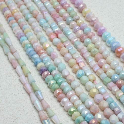 Mode de perles de cristal, Placage, DIY & styles différents pour le choix & facettes, Vendu par brin
