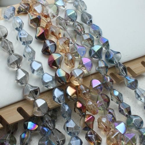 Бусы из чешского хрусталя, Кристаллы, Нерегулярные, Другое покрытие, DIY & граненый, много цветов для вабора, 10mm, длина:Приблизительно 38 см, продается Strand