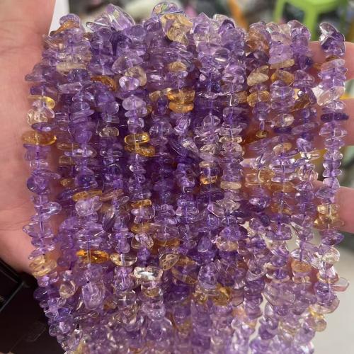 Природные бусы из Аметрина, Аметрин, Нерегулярные, DIY, 8mm, длина:Приблизительно 35-40 см, продается Strand