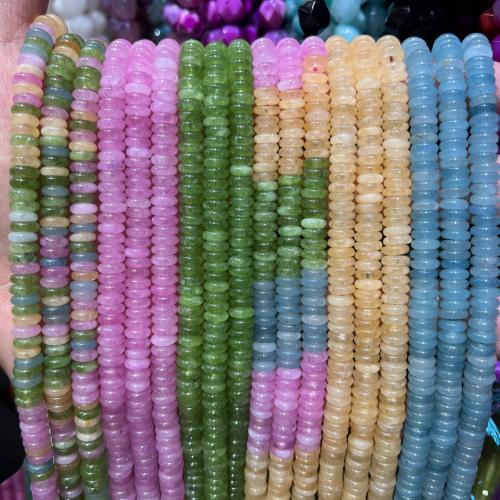 Single Gemstone Beads, Natural Stone, Abacus, DIY Approx 35-40 cm 