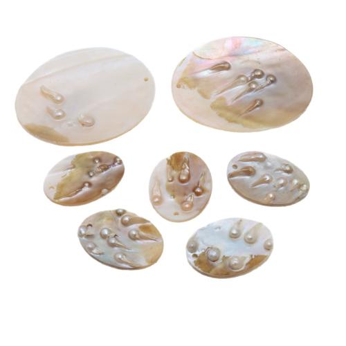 Weiße Muschel Anhänger, DIY & verschiedene Größen vorhanden, verkauft von PC