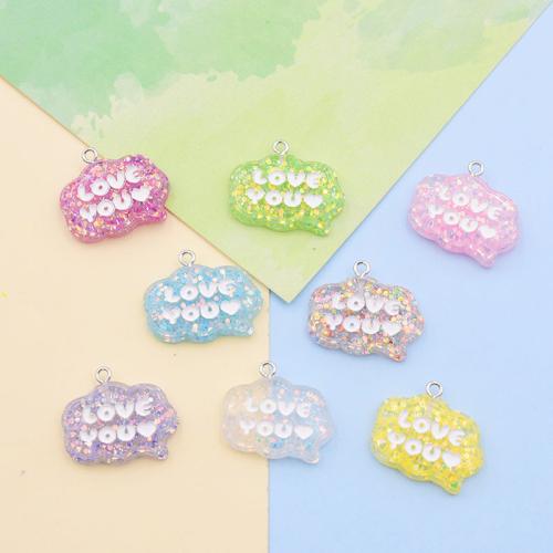 樹脂ジュエリーペンダント, 樹脂, 雲, DIY & 文字パターンを持つ, 無色 売り手 パソコン