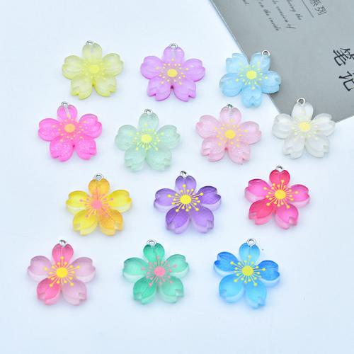 樹脂ジュエリーペンダント, 樹脂, 花形, DIY, 無色 売り手 パソコン