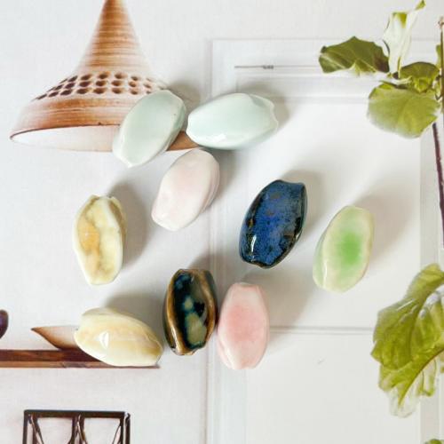 Revestimiento Porcelana bolas, Bricolaje, más colores para la opción, 16x9.5mm, agujero:aproximado 2.5mm, Vendido por UD