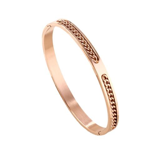 304 Edelstahl Armreif, plattiert, Modeschmuck & unisex, keine, Innendurchmesser:ca. 60mm, 10PCs/Menge, verkauft von Menge