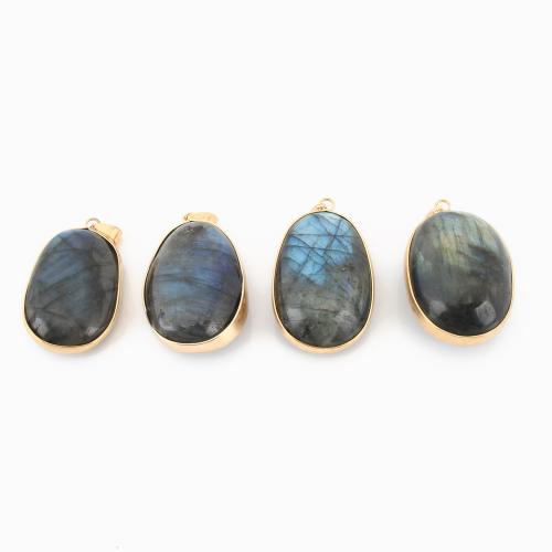 Edelstein Messing Anhänger, mit Messing, DIY & verschiedene Größen vorhanden, verkauft von PC