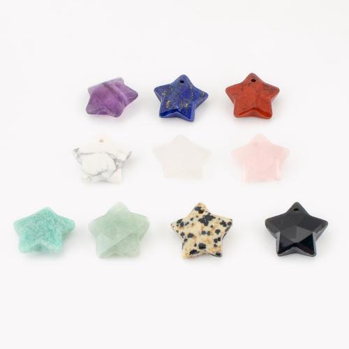 Edelstein Schmuck Anhänger, Stern, DIY & facettierte, keine, 20x20x7mm, verkauft von PC