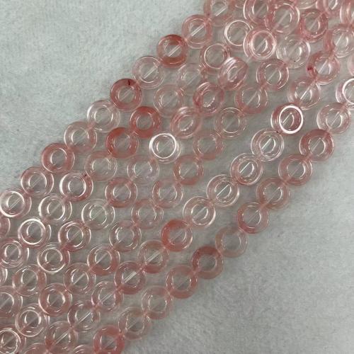 Perles de pierre gemme unique, beignet, DIY & différents matériaux pour le choix, 10mm, Environ Vendu par brin