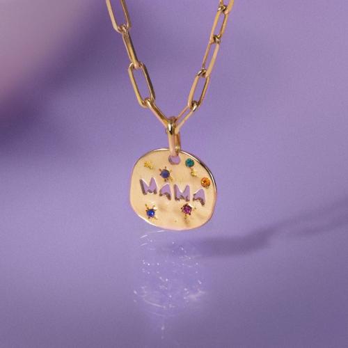 Acier inoxydable 304 collier, avec 5cm chaînes de rallonge, Placage, styles différents pour le choix & pour femme & avec strass Environ 45 cm, Vendu par PC