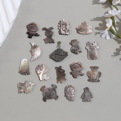 Black Shell Pendant, Black Lip Shell, polished, DIY 