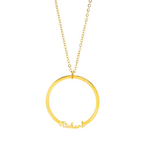 Acier inoxydable 304 collier, avec 5cm chaînes de rallonge, Placage ionique sous vide, Chaîne transversale & styles différents pour le choix & pour femme Environ 50 cm, Vendu par PC