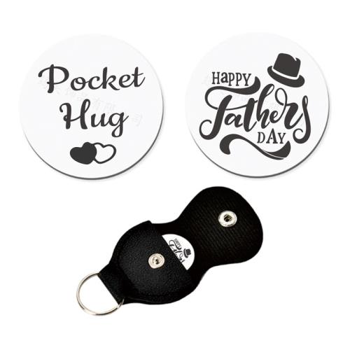 Acier inoxydable 304 Décideur, Plat rond, styles différents pour le choix & avec le motif de lettre & pour homme, couleur originale, 30mm, Vendu par PC[