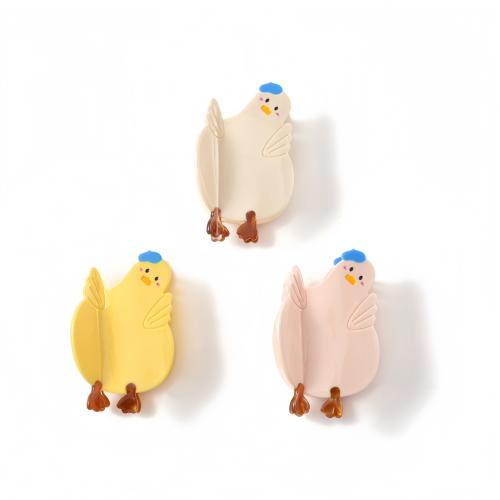 Feuille d'acétate griffes pince à cheveux, poulet, Mignon & pour femme, plus de couleurs à choisir Vendu par PC[