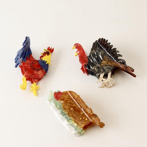 アセテートシート バンスクリップ, アニマル, ハンドメイド, ファッションジュエリー & 異なるスタイルを選択 & 女性用, 売り手 パソコン[