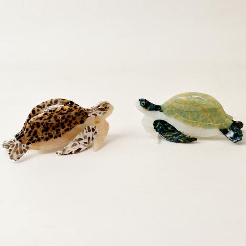 アセテートシート バンスクリップ, カメ, ハンドメイド, ファッションジュエリー & 女性用, 無色 売り手 パソコン[