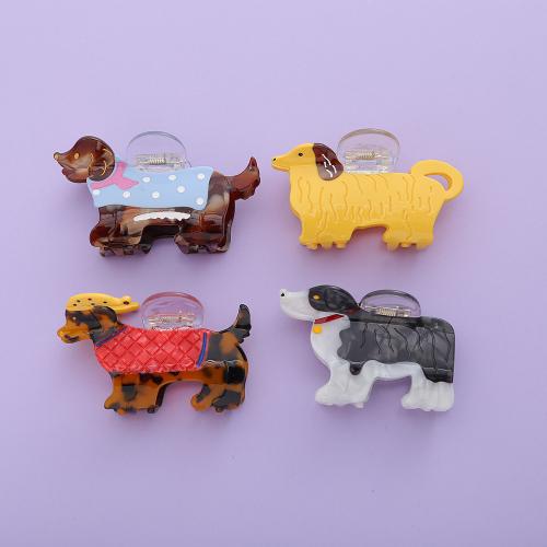 アセテートシート バンスクリップ, イヌ, かわいい & 異なるスタイルを選択 & 女性用, 売り手 パソコン[