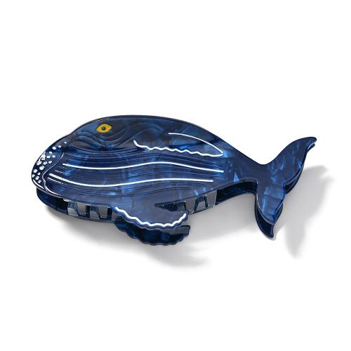 アセテートシート バンスクリップ, クジラ, 海洋デザイン & 女性用 売り手 パソコン