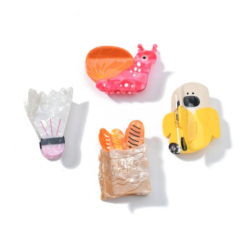 ヘアクロウクリップ, アセテートシート, かわいい & 異なるスタイルを選択 & 女性用, 売り手 パソコン[