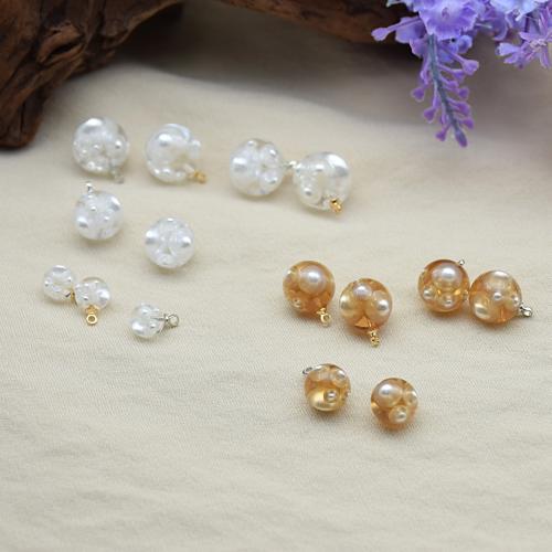 Harz Schaft Schaltfläche, DIY & verschiedene Größen vorhanden, keine, 10PCs/Tasche, verkauft von Tasche