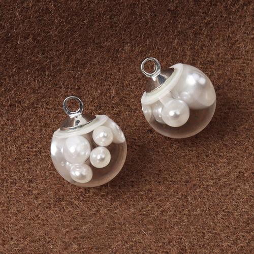 アクリルすねボタン, 樹脂, ラウンド形, DIY, ホワイト, 11mm, 50パソコン/バッグ, 売り手 バッグ