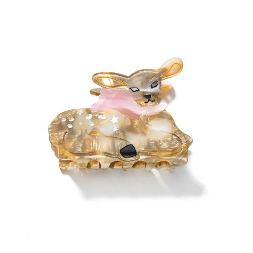 アセテートシート バンスクリップ, シカ, かわいい & 女性用 売り手 パソコン