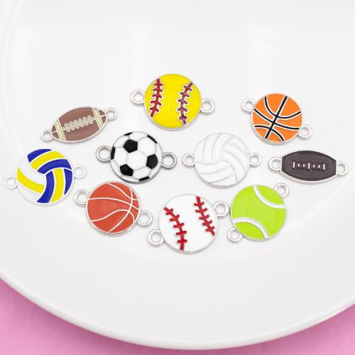 エナメル亜鉛合金のコネクタ, 亜鉛合金, シルバーメッキ, DIY & 1/1 ループ, 無色, 売り手 パソコン