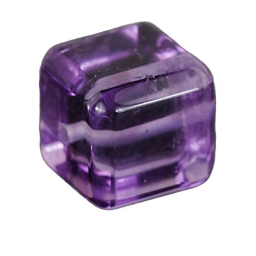 Lavender Quartz Beads, Cube, DIY, 9mm 