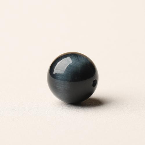 Tiger Eye Beads, Round, polished, DIY blue 