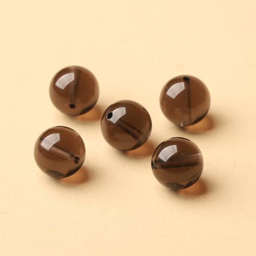 Natural Smoky Quartz Beads, Round, DIY 