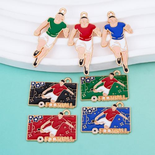 亜鉛合金のエナメル ペンダント, 亜鉛合金, ゴールドメッキ, DIY & 異なるスタイルを選択, 無色, 売り手 パソコン