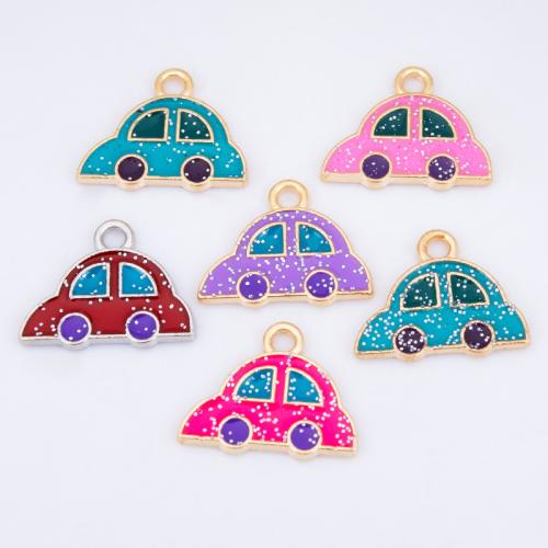 Zinc Alloy Enamel Pendants, plated, DIY 