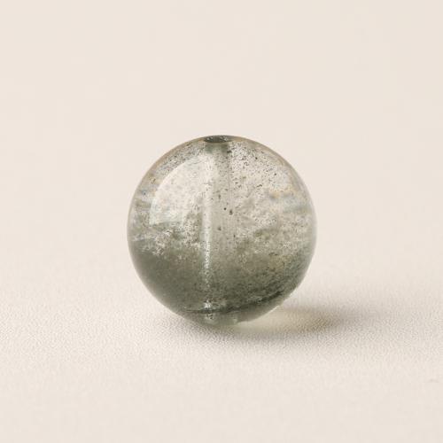 Phantom Quartz Beads, Green Phantom Quartz, Round, DIY 